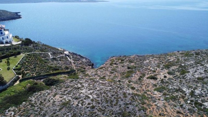 Tersanas Chania Kreta, Tersanas: Grundstücke am Meer mit spektakulärem Meerblick zu verkaufen Grundstück kaufen